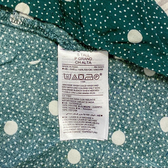 Green polka dot swing dress - Picture 5 of 5